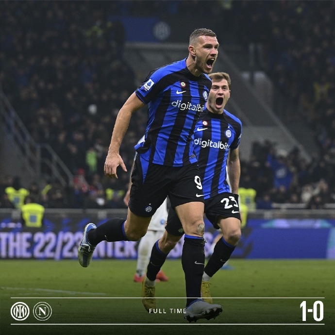 国际米兰终结那不勒斯11连胜 首败终结五大联赛